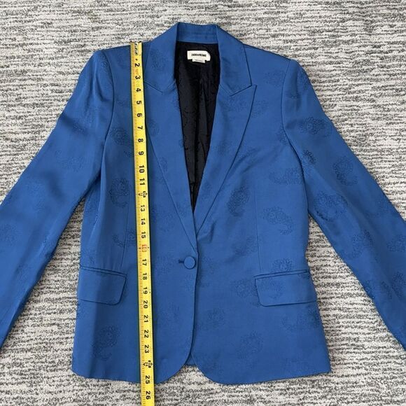 New Zadig & Voltaire Victor Paisley Blazer Small/ Fr 36 - Picture 9 of 16